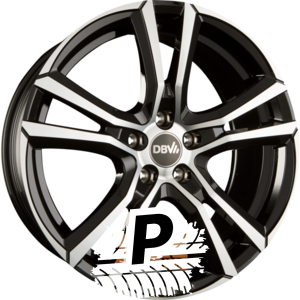 DBV ANDORRA schwarz front poliert 8.00 x 19 ET 45.00 5x114.3 DBV ANDORRA schwarz front poliert 8.00 x 19 ET 45.00 5x114.3