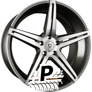 artFORM AF-301 gunmetal polished 9.00 x 21 ET 35.00 5x112