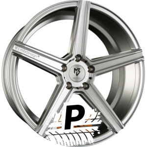 MB-DESIGN KV1 glanzsilber 8.50 x 19 ET 25.00 5x112