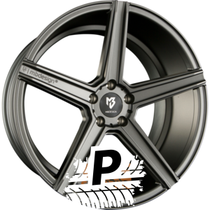 MB-DESIGN KV1 mattgrau 8.50 x 19 ET 43.00 5x112
