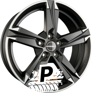 BORBET T10 Matt Schwarz Poliert 7.00 x 17 ET 50.00 5x114.3