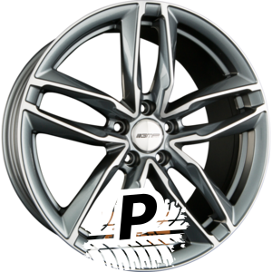 GMP Italia ATOM anthracite diamond 8.00 x 18 ET 25.00 5x112
