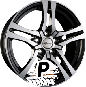 BROCK / RC RC26 Schwarz Glanz Voll Poliert (SGVP) 7.50 x 18 ET 45 5x108