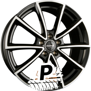 WHEELWORLD WH28 Schwarz Hochglanzpoliert (SP plus) 8.00 x 19 ET 45 5x112