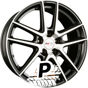 PLATIN P 73 Schwarz Frontpoliert 8.00 x 18 ET 35 5x112