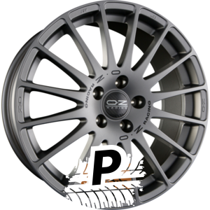 OZ SUPERTURISMO GT Grigio Corsa + Black Lettering 7.00 x 16 ET 25 4x108