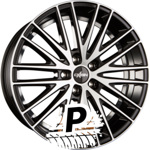 OXIGIN 19 OXSPOKE Black Full Polish mit Hinterdrehung (BFPHD) 8.50 x 18 ET 42 5x114.3