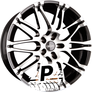 OXIGIN 14 OXROCK Black Full Polish (BFP) 8.50 x 18 ET 40 5x120