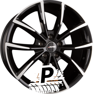 AUTEC ASTANA Schwarz Poliert 8.00 x 18 ET 44 5x112