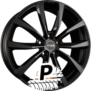 MAK WOLF Gloss Black 6.50 x 16 ET 40 5x114.3 MAK WOLF Gloss Black 6.50 x 16 ET 40 5x114.3