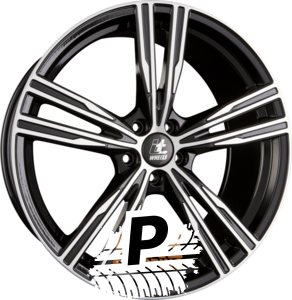 itWHEELS AMOS Glanzschwarz Poliert 8.50 x 20 ET 40 5x112