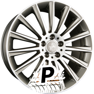 KESKIN KT18 TURBO Palladium Front Polish (PFP) 8.50 x 20 ET 42 5x112