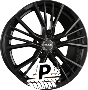 MAK UNION Gloss Black 10.00 x 22 ET 26 5x112