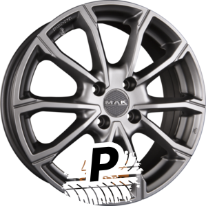 MAK DAVINCI Matt Titan 7.00 x 17 ET 48 5x114.3
