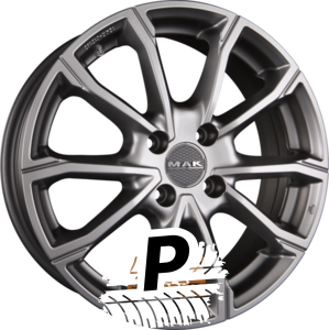 MAK DAVINCI Matt Titan 7.00 x 17 ET 51 5x114.3