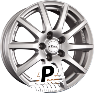 RIAL MILANO Polar-Silber 6.50 x 16 ET 45 5x114.3