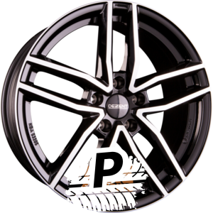 DEZENT TR DARK - Black Polished 7.50 x 18 ET 42 5x112