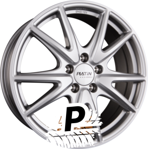 PLATIN P 99 Platinum Silver 7.50 x 18 ET 53 5x112