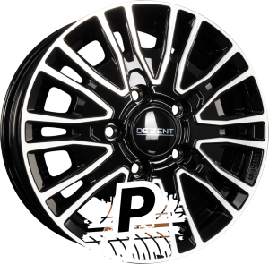 DEZENT KE DARK - Schwarz Frontpoliert 6.50 x 16 ET 55.00 5x118 DEZENT KE DARK - Schwarz Frontpoliert 6.50 x 16 ET 55.00 5x118