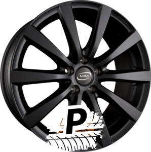 MIM MONZA Flat Black 8.00 x 18 ET 50 5x112
