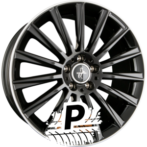 KESKIN KT18 TURBO Black Lip Polished (BLP) 7.00 x 17 ET 48 5x108