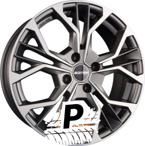 GMP Italia MATISSE Matt Anthracite Diamond 7.50 x 19 ET 45 5x108