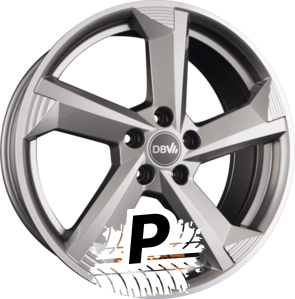 DBV TORINO III Hyper Silber Front Poliert 8.00 x 18 ET 45 5x114.3