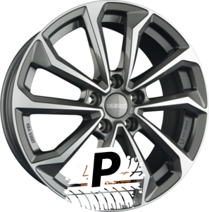 DEZENT KS DARK - Gunmetal Polished 7.50 x 18 ET 51 5x114.3