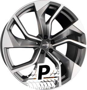 GMP Italia REBEL Matt Anthracite Diamond 8.50 x 21 ET 38.00 5x112