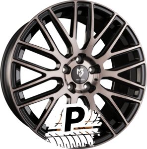 MB-DESIGN KV4 Rauchschwarz Glänzend Poliert 9.00 x 20 ET 40.00 5x114.3