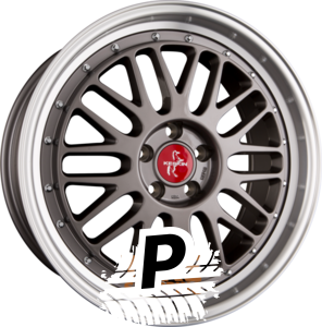 KESKIN KT22 RETRO Titan Grey Lip Polish (TGLP) 8.50 x 20 ET 35.00 5x120