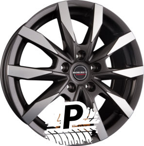 BORBET CW5 Mistral Anthracite Glossy Polished 6.00 x 16 ET 68.00 5x118 BORBET CW5 Mistral Anthracite Glossy Polished 6.00 x 16 ET 68.00 5x118