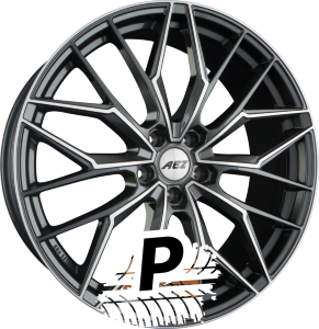 AEZ PORTO DARK - Gunmetal Polished 8.50 x 21 ET 40.00 5x112