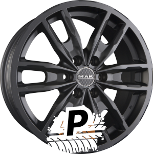 MAK PEAK Matt Black 7.50 x 17 ET 30.00 6x114.3