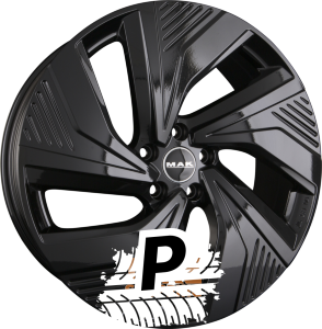 MAK ELECTRA Gloss Black 8.00 x 19 ET 35.00 5x114.3