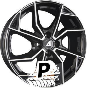 ALUTEC ADX.02 Diamant-Schwarz Frontpoliert 7.50 x 18 ET 45.00 4x108
