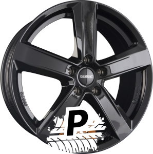 DEZENT TU BLACK - Schwarz 6.50 x 16 ET 40.00 5x100