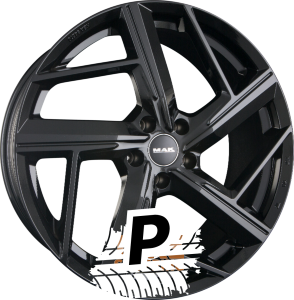 MAK QVATTRO Gloss Black 9.50 x 21 ET 42.00 5x112