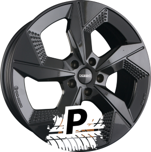 DEZENT AO BLACK - Schwarz 8.00 x 20 ET 50.50 5x108
