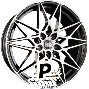 MAM MAM B2N Black Front Polish (BFP) 8.50 x 19 ET 30.00 5x112