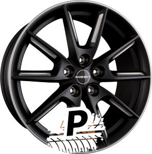 BORBET LX Black Matt Silver Spoke Rim 8.00 x 19 ET 45.00 5x114.3