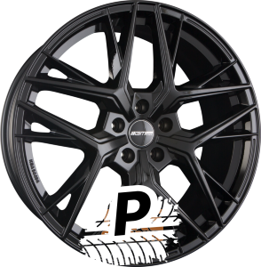 GMP ITALIA LUNICA Glossy Black 9.00 x 19 ET 35.00 5x114.3