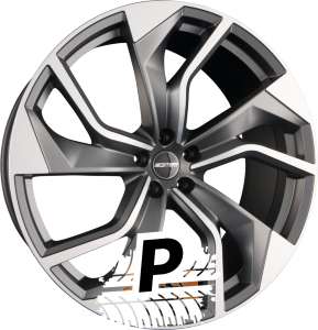 GMP ITALIA REBEL Matt Anthracite Diamond 8.50 x 21 ET 40.00 5x112