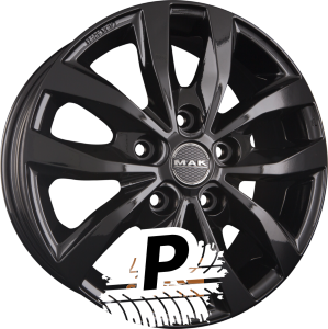 MAK LOAD 5 Gloss Black 6.50 x 16 ET 60.00 5x160 MAK LOAD 5 Gloss Black 6.50 x 16 ET 60.00 5x160