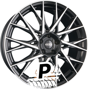 DOTZ FUJI DARK - Schwarz Frontpoliert 9.00 x 20 ET 44.00 5x112