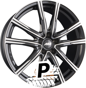 AEZ MONTREAL DARK - Schwarz Glänzend Frontpoliert 8.00 x 20 ET 50.00 5x114.3 AEZ MONTREAL DARK - Schwarz Glänzend Frontpoliert 8.00 x 20 ET 50.00 5x114.3