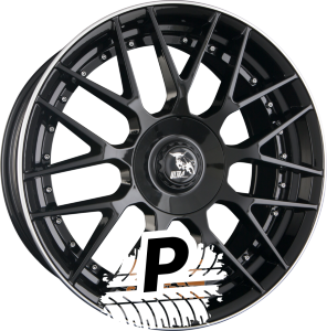 Ultra Wheels UA21 Black Rim Polished 8.50 x 19 ET 45.00 5x112