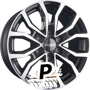 DEZENT KC DARK - Schwarz Frontpoliert 7.50 x 17 ET 55.00 6x139.7