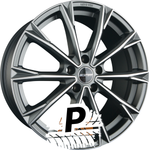 GMP ITALIA TOTALE Matt Anthracite Diamond 8.50 x 21 ET 30.00 5x114.3