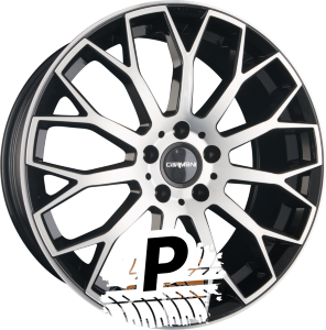 CARMANI CA 22 FRANZ Black Polished 8.00 x 19 ET 38.00 5x112